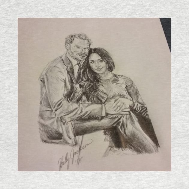 Prince Harry & Duchess Meghan Markle Portrait by billyhjackson86